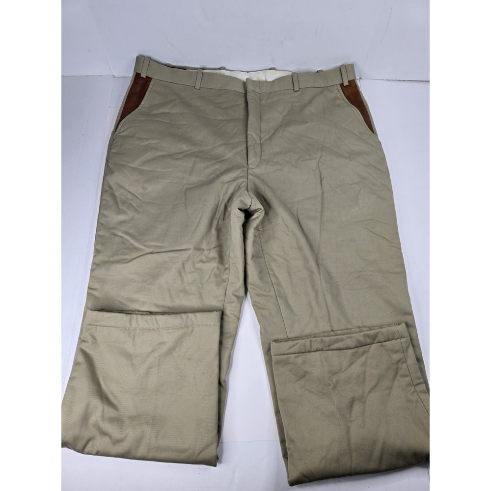 Vintage Orvis Pants Lined Fleece Fishing Hunting Outdoors Made In USA Size 42x30